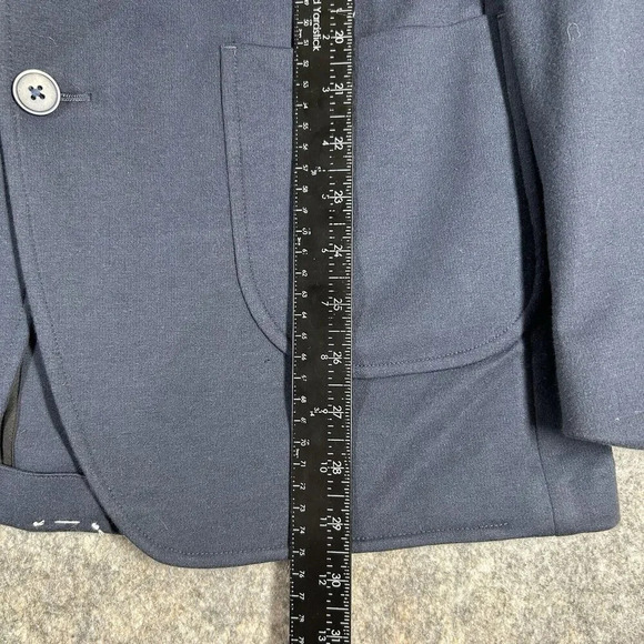 01.ALGO Blazer Mens Large Two Button Front Sport Coat Stretch Cotton Stitch Fix - Picture 6 of 9